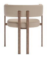 ZUO Ruge Dining Chair (Set of 2) Beige
