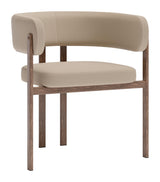 ZUO Ruge Dining Chair (Set of 2) Beige