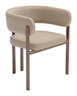 ZUO Ruge Dining Chair (Set of 2) Beige