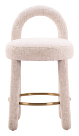 ZUO Curco Counter Stool (Set of 2) Beige