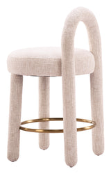 ZUO Curco Counter Stool (Set of 2) Beige