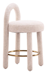 ZUO Curco Counter Stool (Set of 2) Beige
