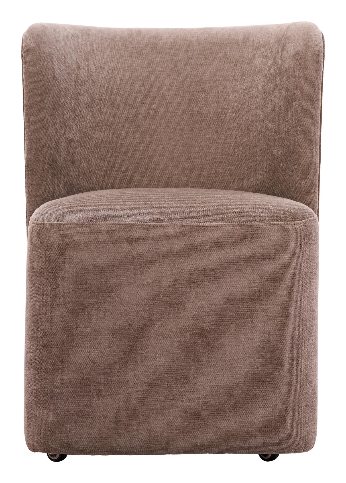 ZUO Bambun Dining Chair with Wheels Taupe