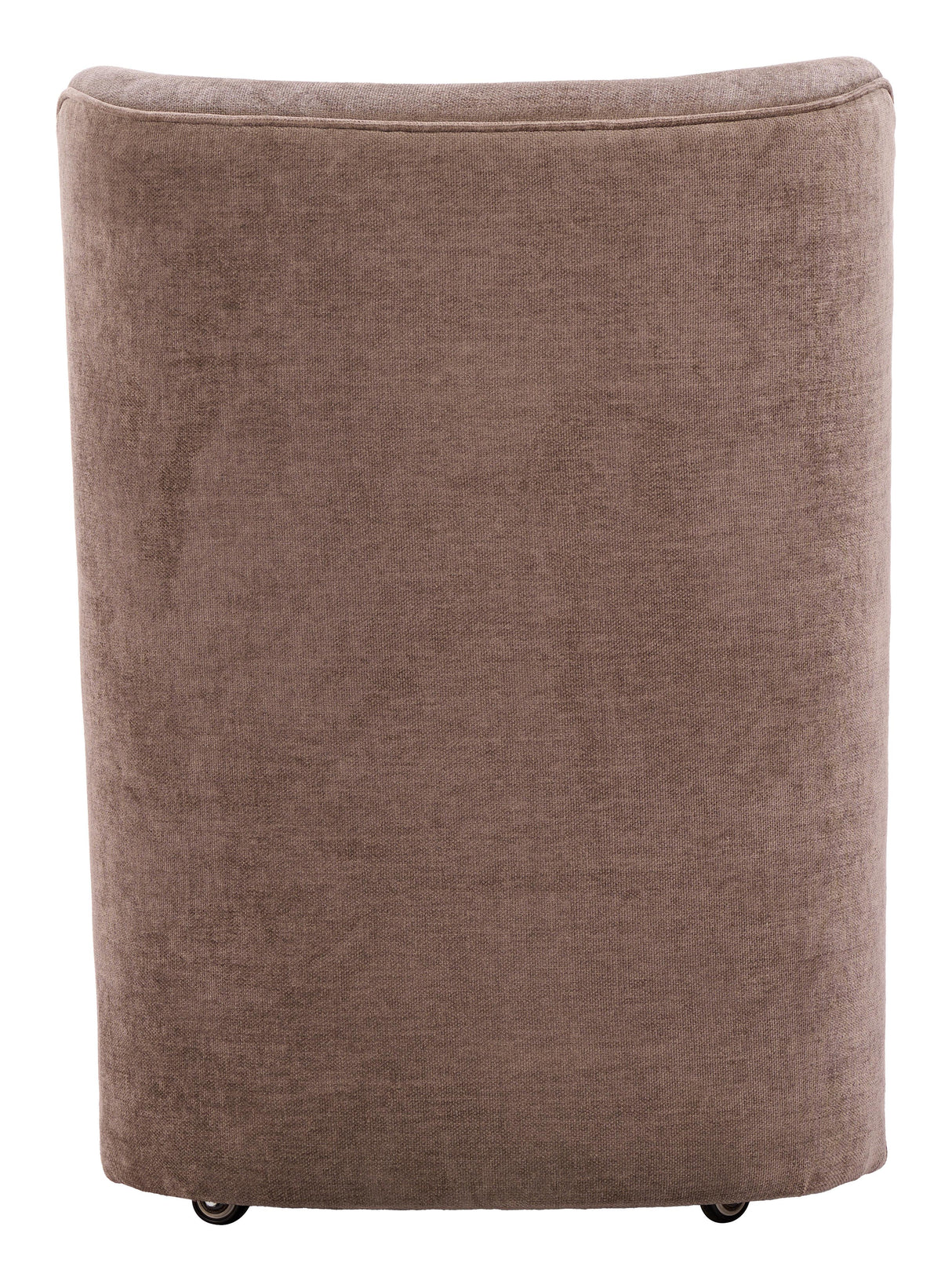 ZUO Bambun Dining Chair with Wheels Taupe