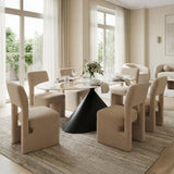ZUO Dewey Dining Chair (Set of 2) Beige