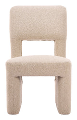 ZUO Dewey Dining Chair (Set of 2) Beige