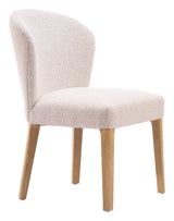 ZUO Mondstein Dining Chair (Set of 2) Ivory