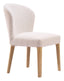 ZUO Mondstein Dining Chair (Set of 2) Ivory