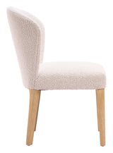 ZUO Mondstein Dining Chair (Set of 2) Ivory