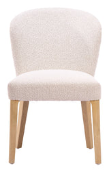 ZUO Mondstein Dining Chair (Set of 2) Ivory