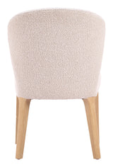 ZUO Mondstein Dining Chair (Set of 2) Ivory