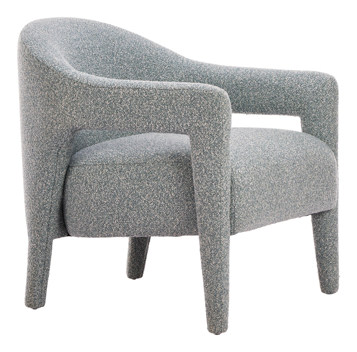 ZUO Eluma Accent Chair Dusty Teal