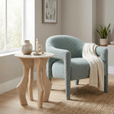 ZUO Eluma Accent Chair Dusty Teal