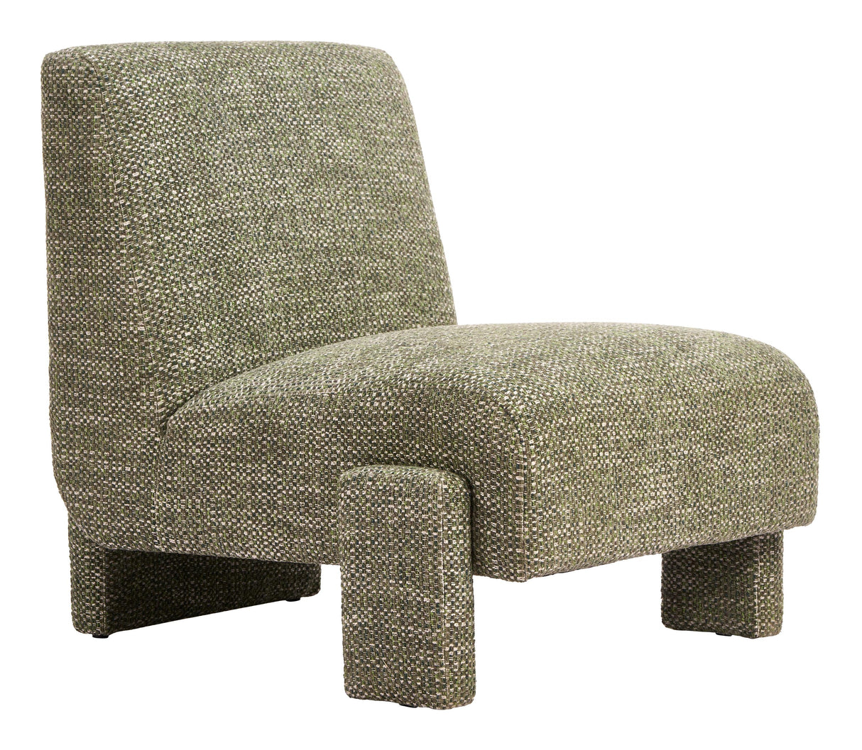 ZUO Orleen Accent Chair Checker Green