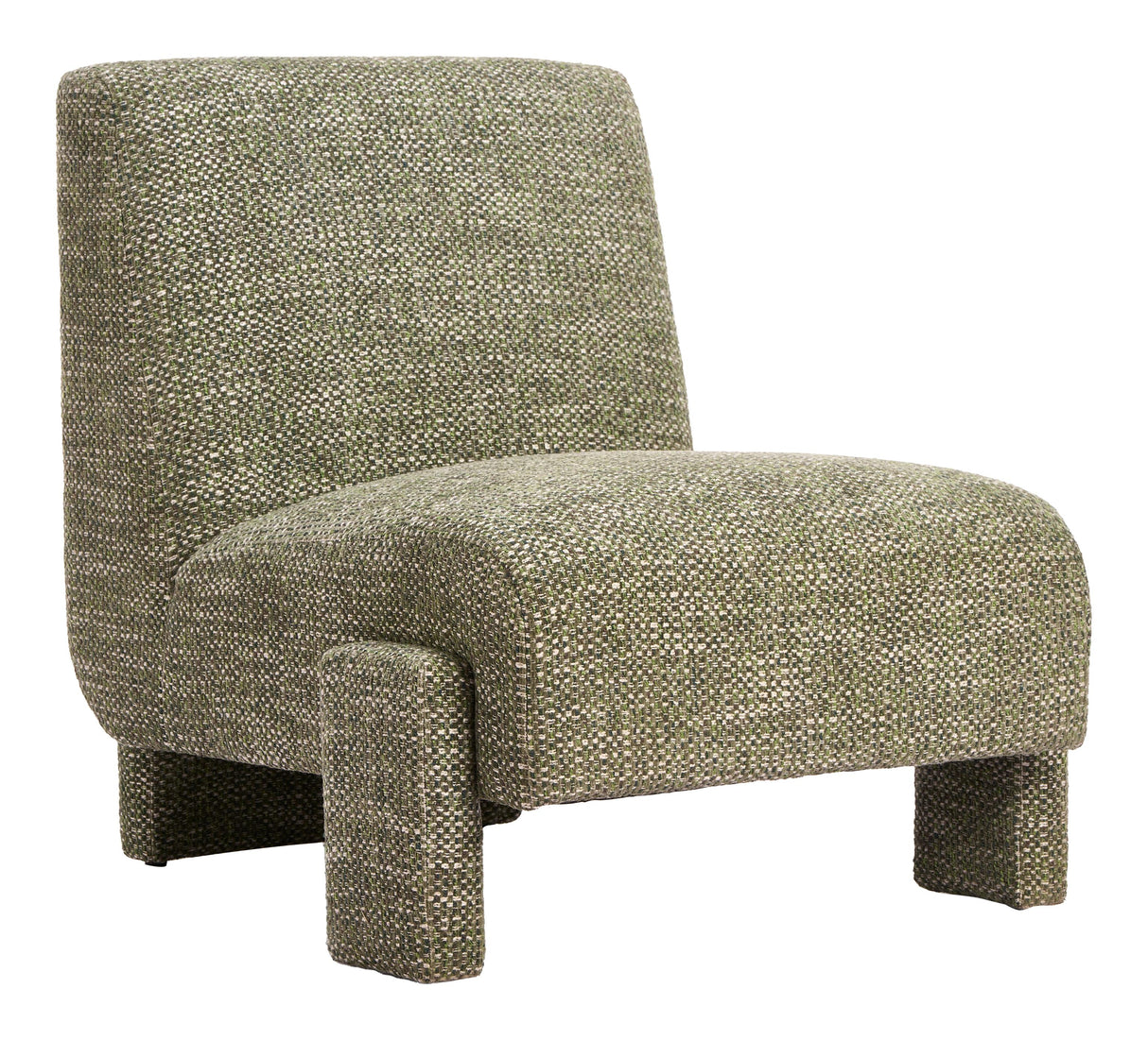 ZUO Orleen Accent Chair Checker Green