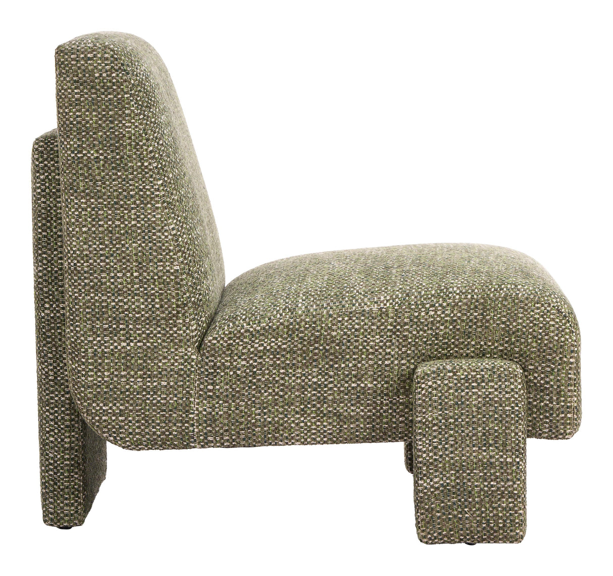 ZUO Orleen Accent Chair Checker Green