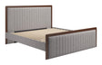 ZUO Somune King Bed Gray & Walnut