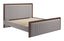 ZUO Somune King Bed Gray & Walnut