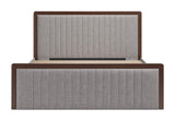 ZUO Somune King Bed Gray & Walnut