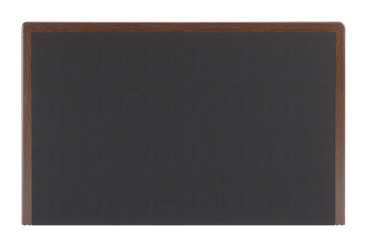 ZUO Somune King Bed Gray & Walnut