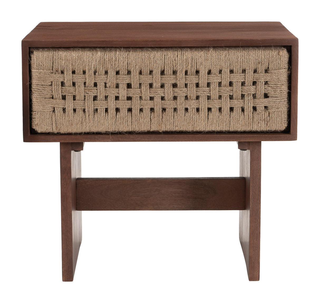ZUO Amaria Nightstand Natural & Walnut