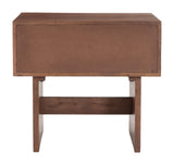 ZUO Amaria Nightstand Natural & Walnut