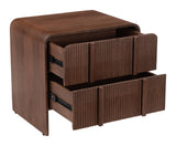 ZUO Calipso Nightstand Walnut