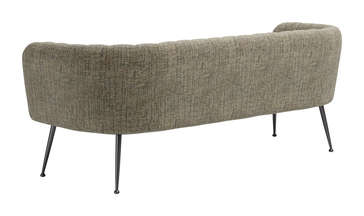 ZUO Deco Sofa Green Tweed