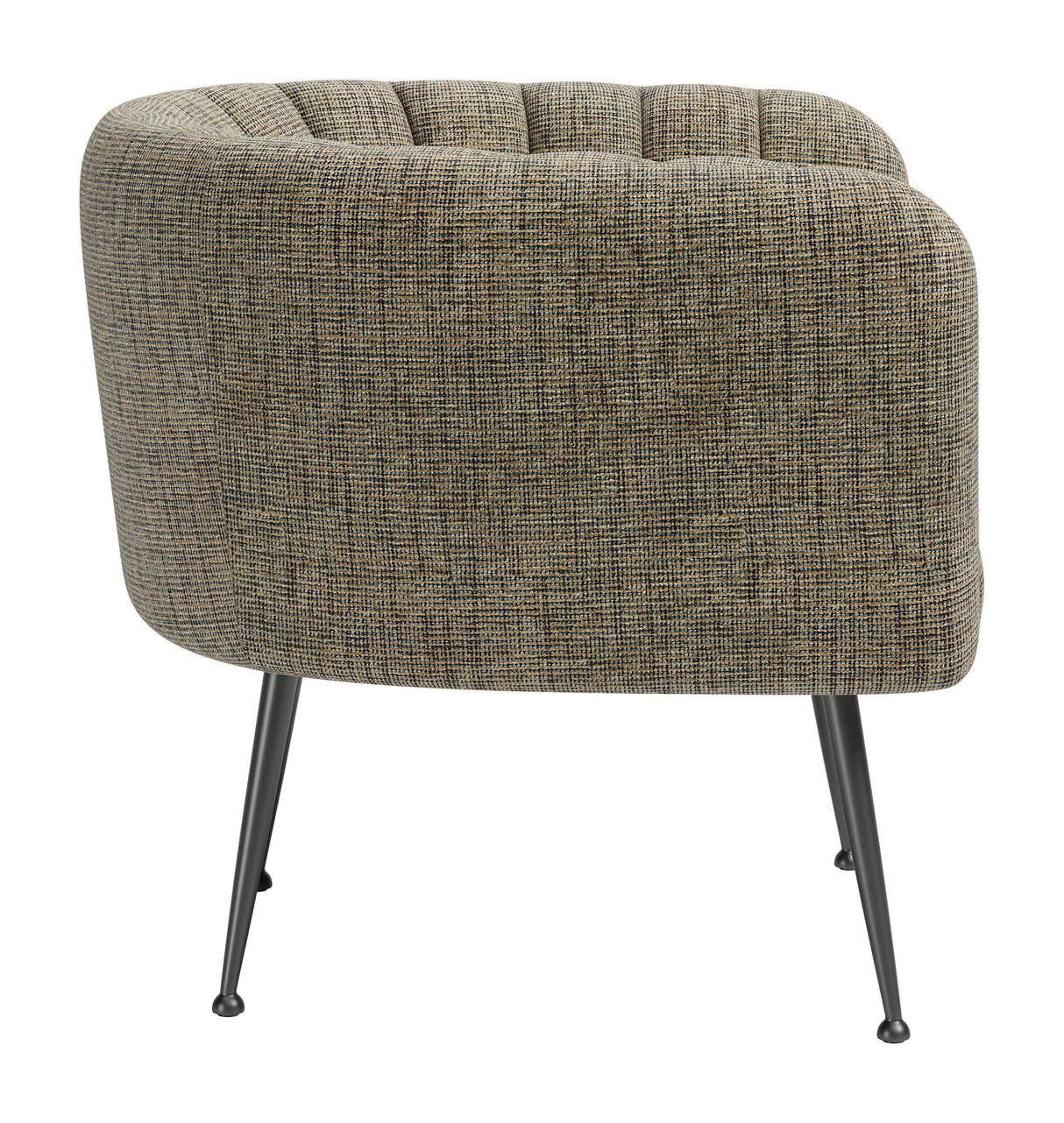 ZUO Deco Accent Chair Green Tweed