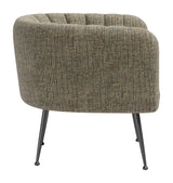 ZUO Deco Accent Chair Green Tweed