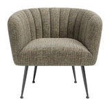ZUO Deco Accent Chair Green Tweed