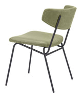 ZUO Charon Dining Chair (Set of 2) Green