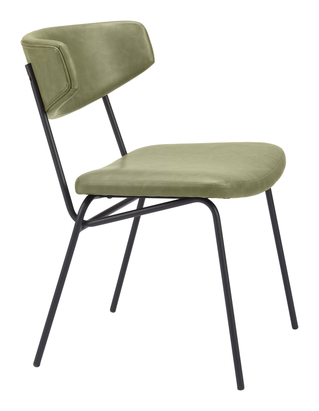 ZUO Charon Dining Chair (Set of 2) Green