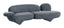 ZUO Oblak Sofa Storm Gray