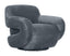 ZUO Boble Swivel Chair Storm Gray