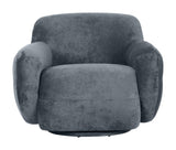ZUO Boble Swivel Chair Storm Gray