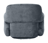 ZUO Boble Swivel Chair Storm Gray