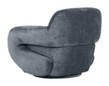 ZUO Boble Swivel Chair Storm Gray