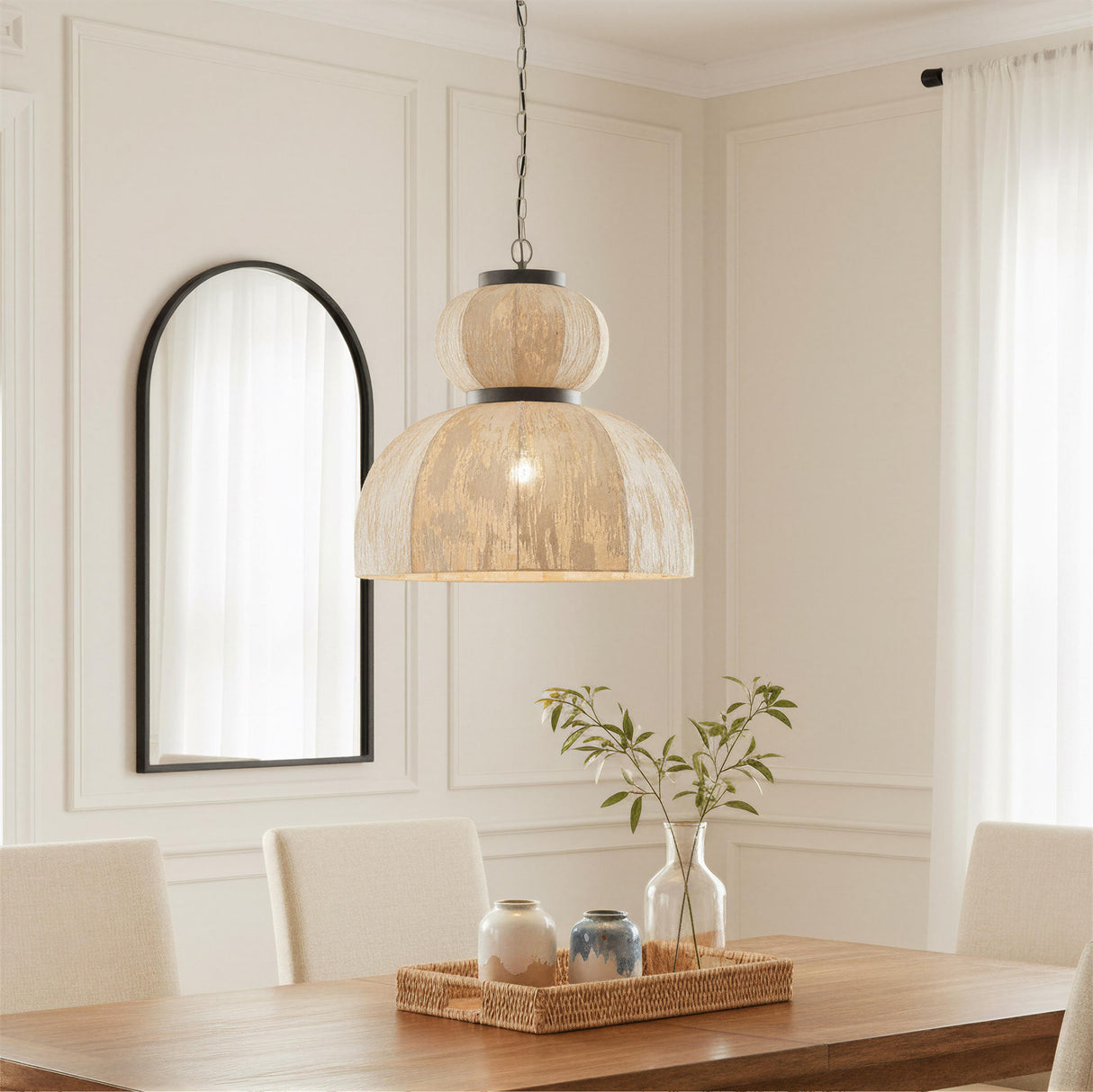 ZUO Manet Ceiling Lamp Beige