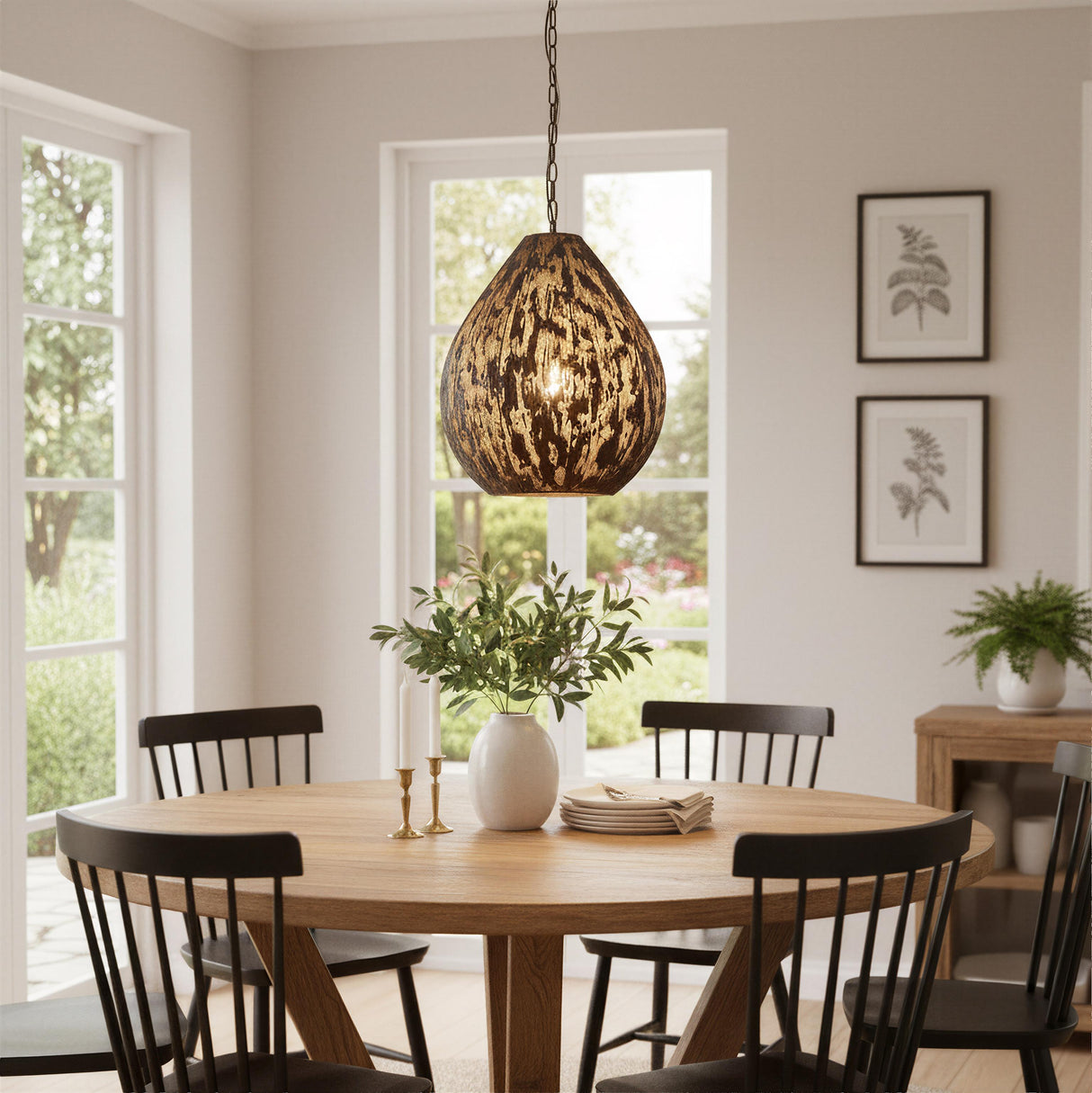 ZUO Koza Ceiling Lamp Black
