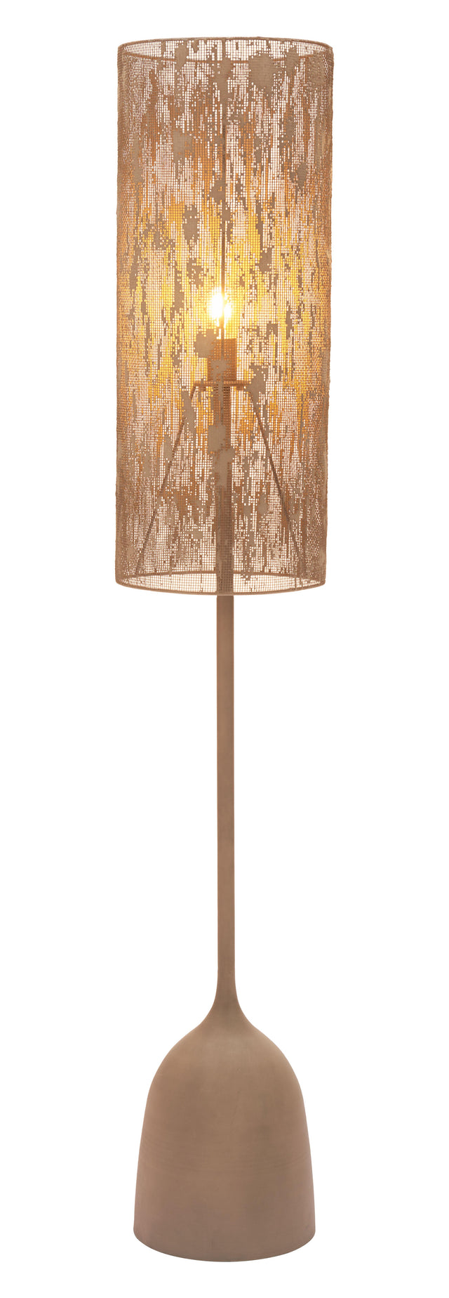 ZUO Buff Floor Lamp Taupe