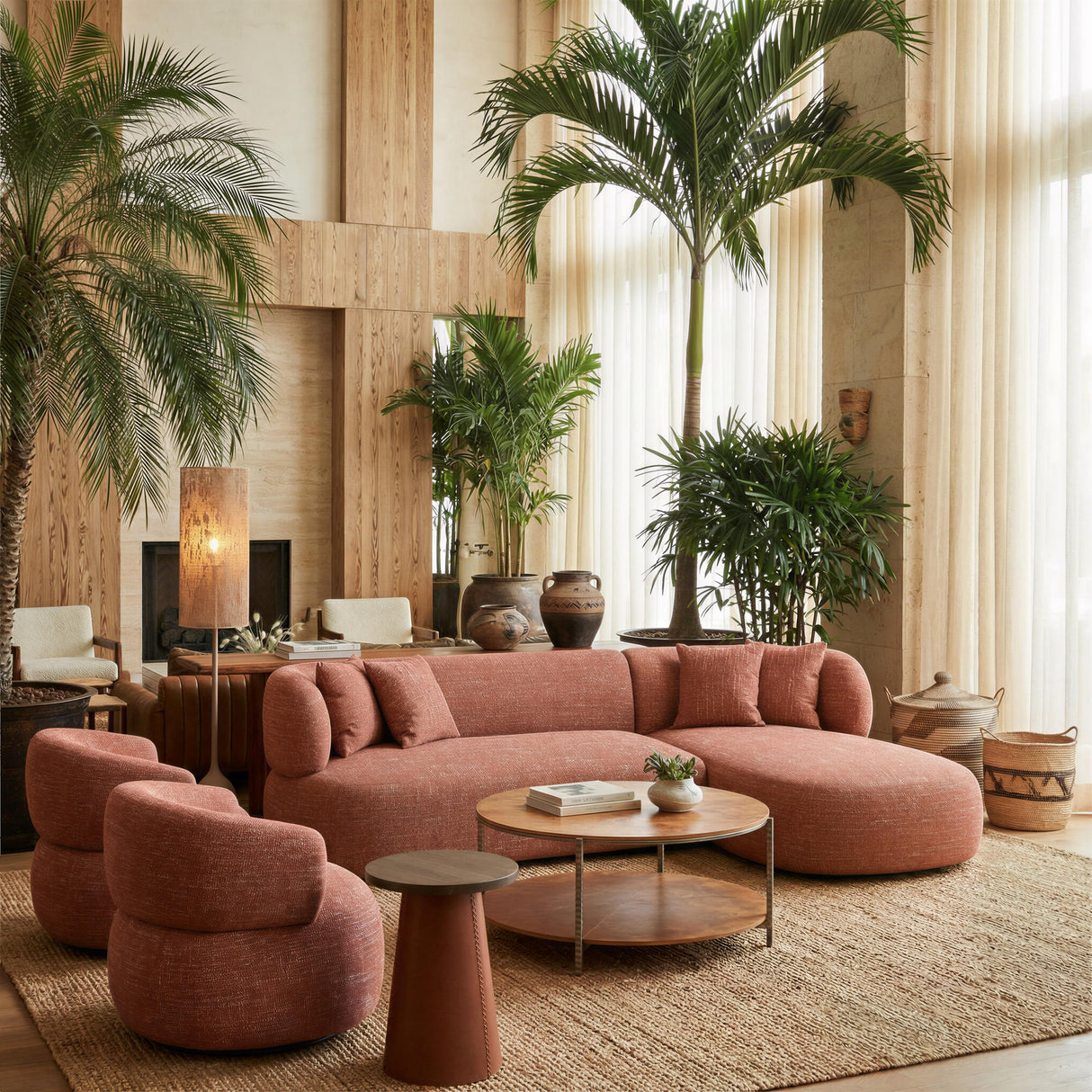 ZUO Buff Floor Lamp Taupe