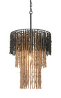 ZUO Bizu Ceiling Lamp Black & Beige
