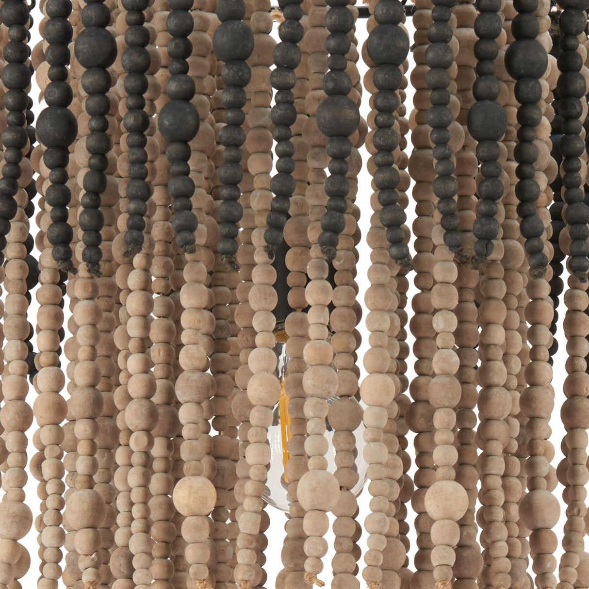 ZUO Bizu Ceiling Lamp Black & Beige