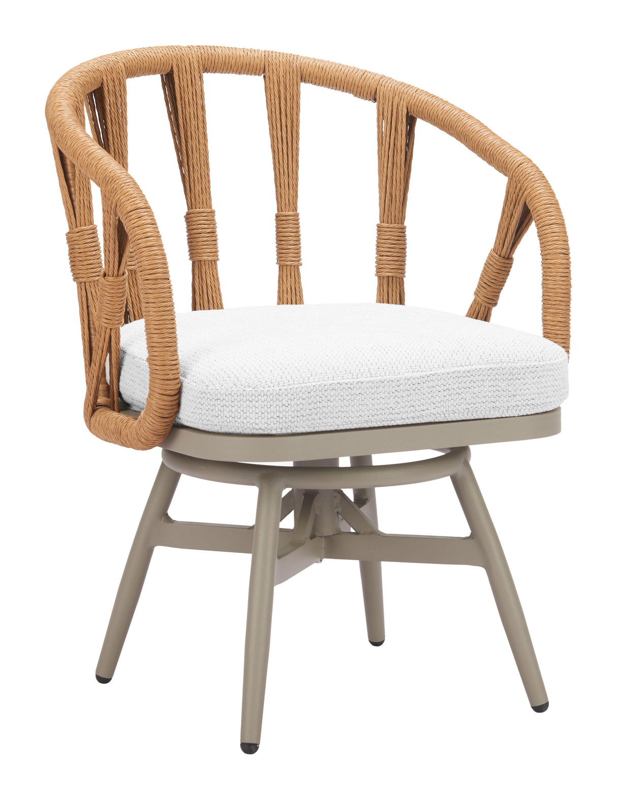 ZUO Safal Swivel Dining Chair Multicolor