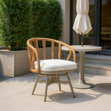 ZUO Safal Swivel Dining Chair Multicolor