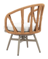 ZUO Safal Swivel Dining Chair Multicolor