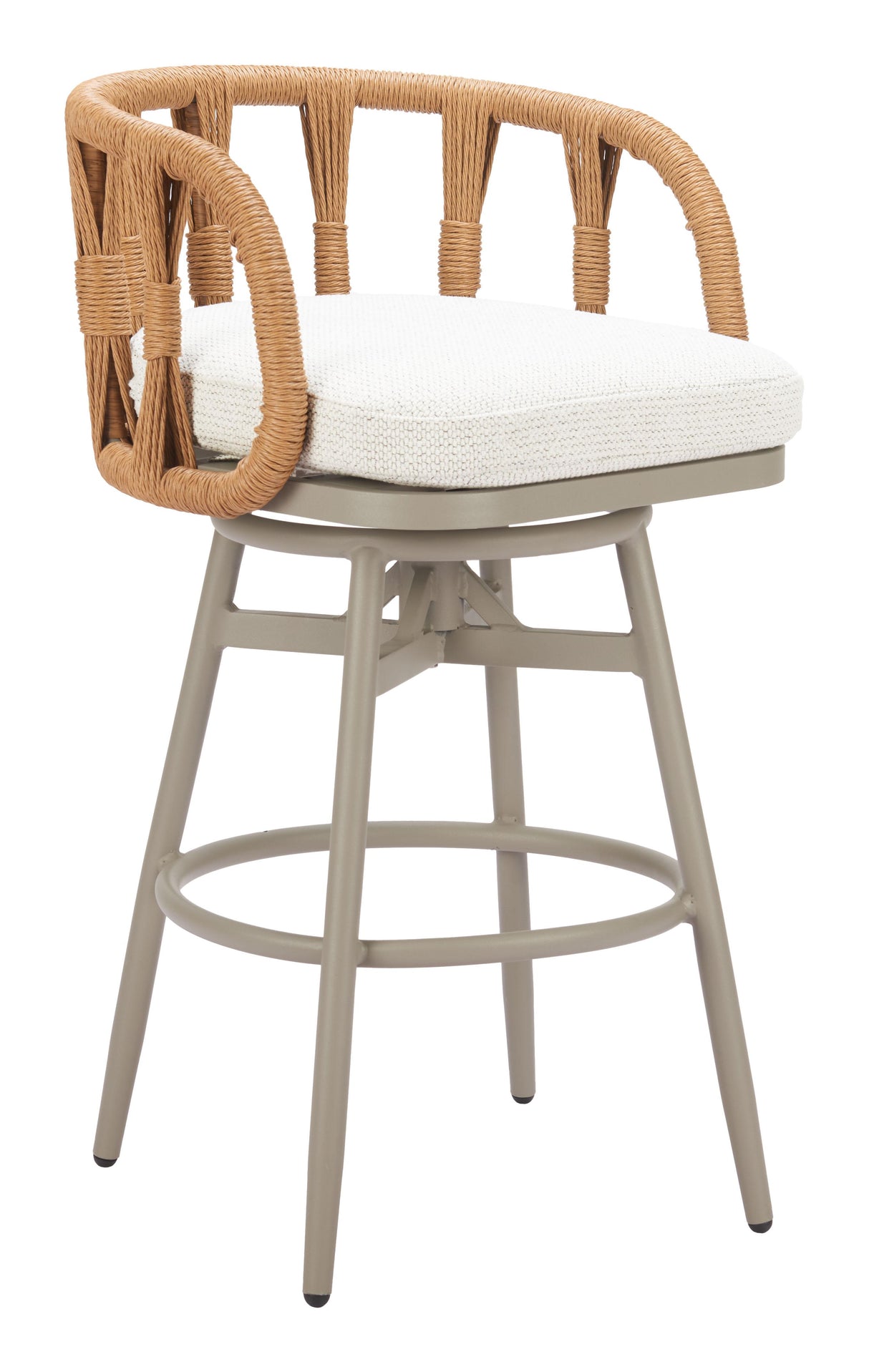 ZUO Safal Swivel Barstool Multicolor