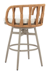 ZUO Safal Swivel Barstool Multicolor