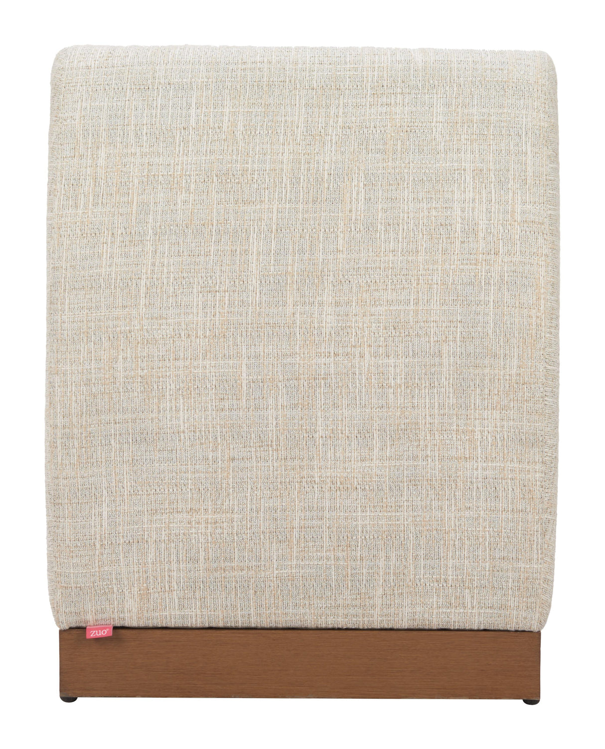 ZUO Christy Armless Chair Beige